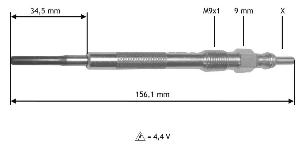 Bougie de préchauffage VALEO 345219